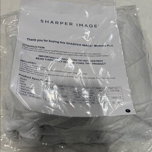 Sharper Image Gray Mattress Cover